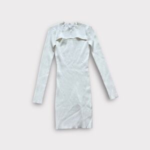 Aritzia Wilfred Free Knit Long Sleeve Dress Cutout